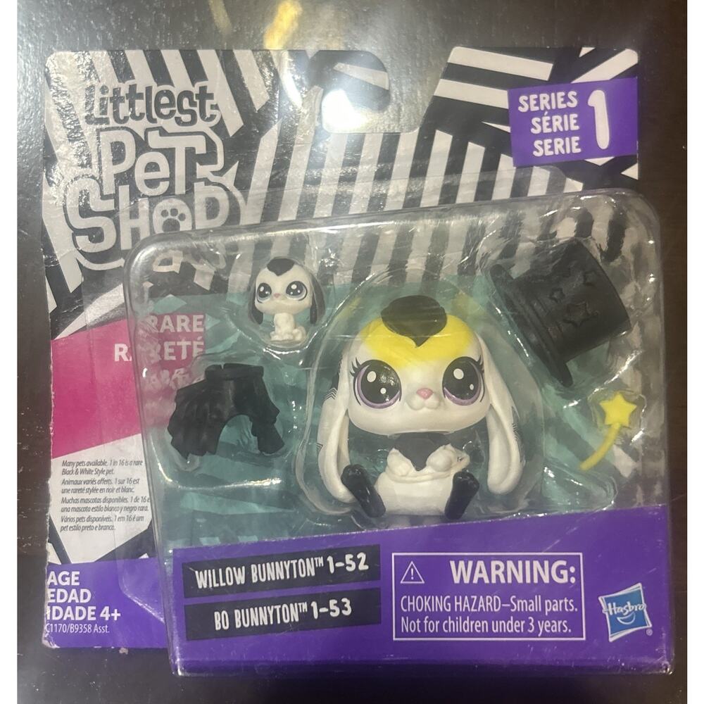 Hasbro Littlest Pet Shop #1-52 Willow Bunnyton Rabbit #1-53 Bo New LPS 2016
